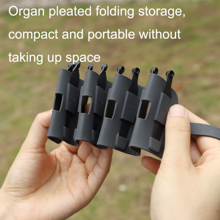 Sunnylife MM3-SN443 For Mini 3 Pro Propeller Blades Silicone Folding Storage Bag, Gray Bag, Brown Bag Sunnylife MM3-SN443 For Mini 3 Pro Propeller Blades Silicone Folding Storage Bag, Gray Bag, Brown Bag